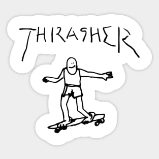 Thrasher Guy Sticker